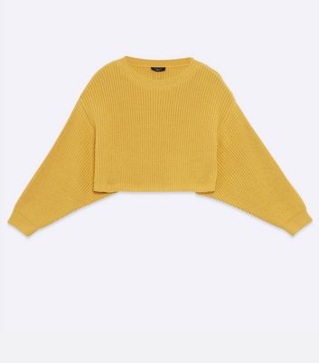 Girls Mustard Batwing Jumper | New Look