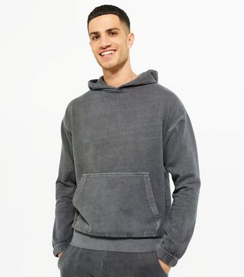 charcoal grey hoodie mens