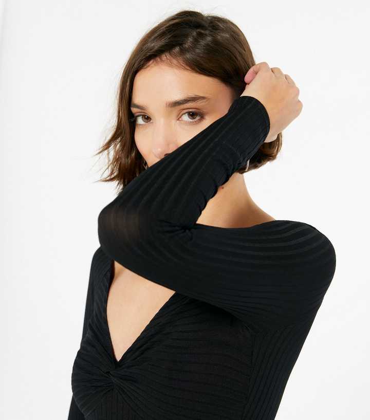 Black Twist Bodysuit