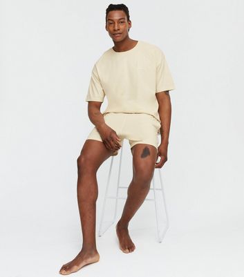 off white short set men's