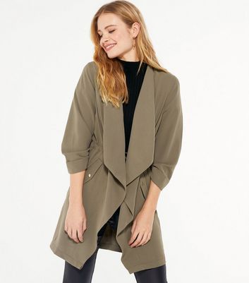 New look deals waterfall coat