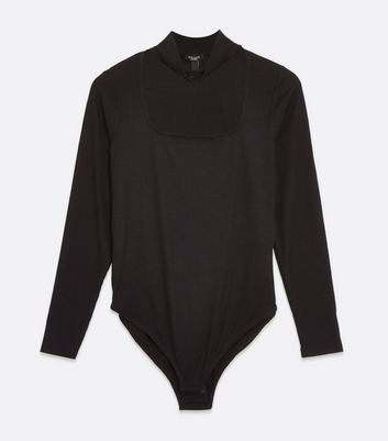 black choker bodysuit