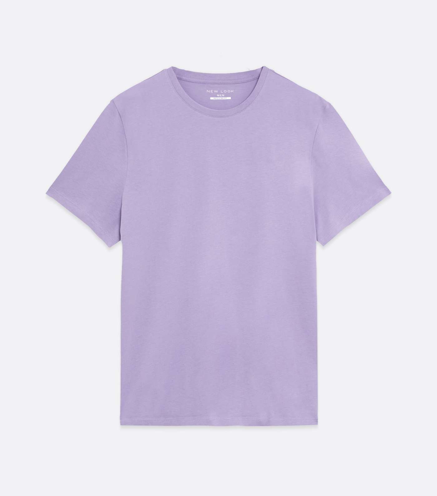 Light Purple Regular Fit Crew T-Shirt Image 5