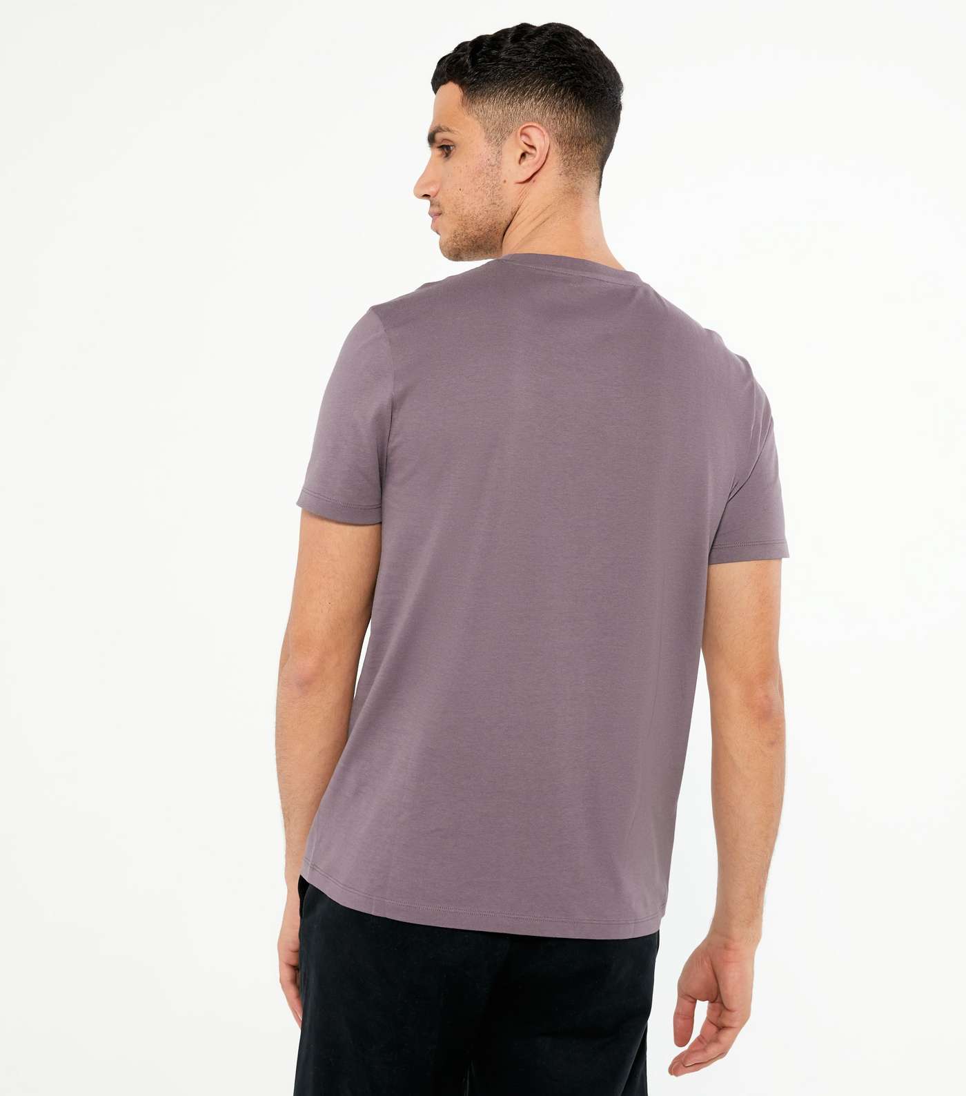 Purple Regular Fit Crew T-Shirt Image 4