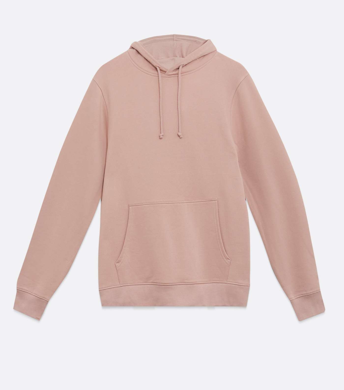 Mid Pink Jersey Pocket Front Hoodie Image 5