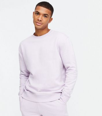 Lilac crew 2024 neck sweatshirt