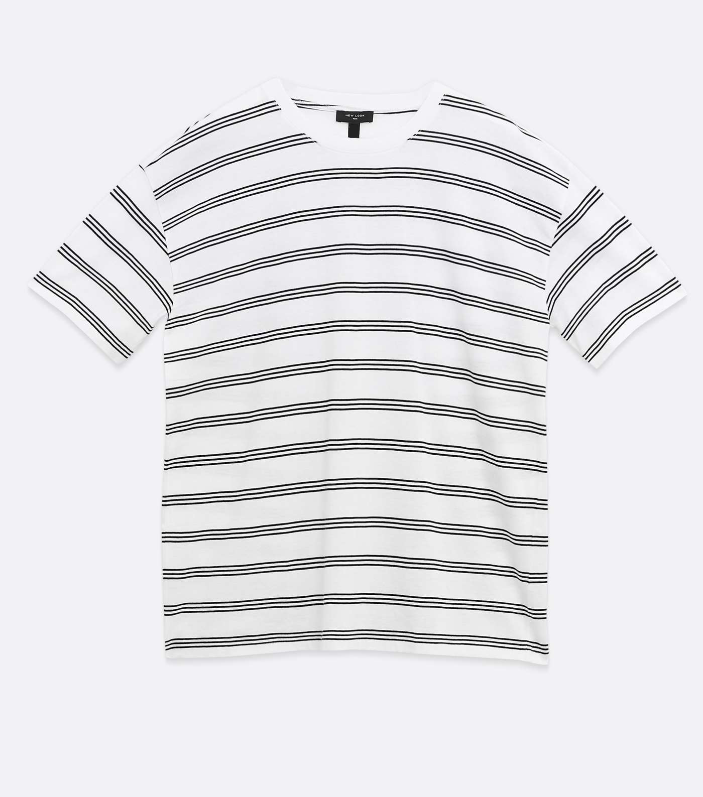 White Stripe Oversized T-Shirt Image 5