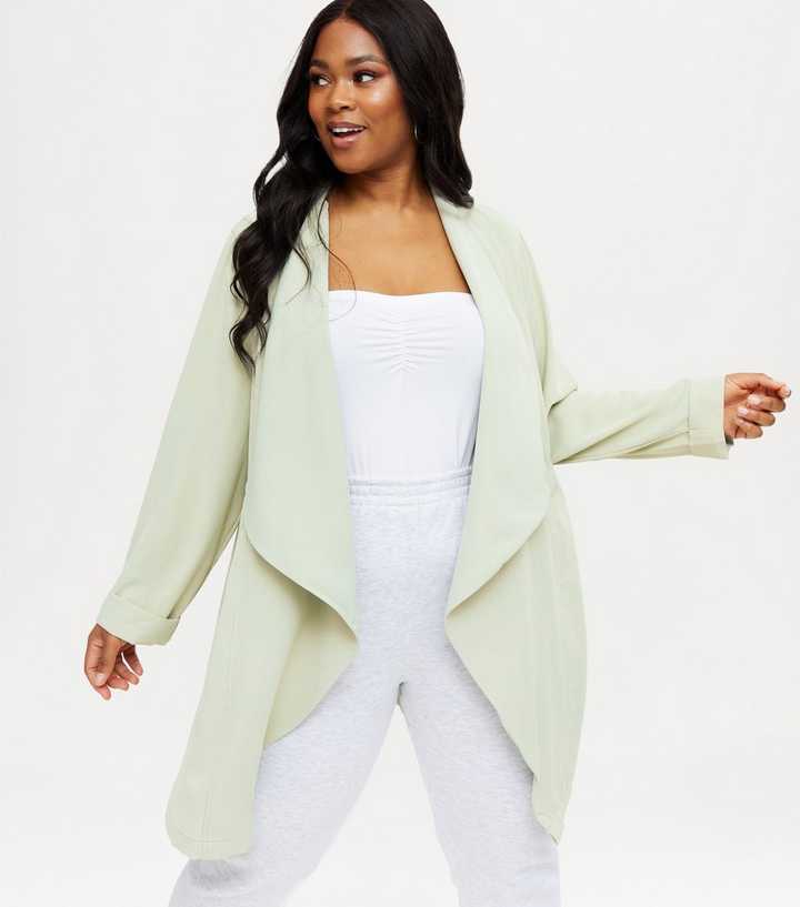 Plus Lightweight Waterfall Duster Jacket