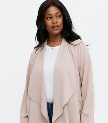 Plus size 2024 waterfall jacket