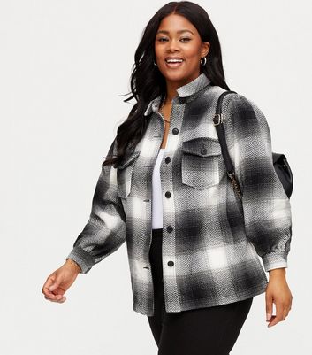 plus size long shacket