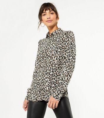 Brown Leopard Print Shirt | New Look