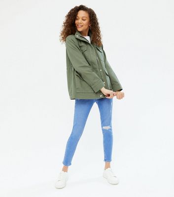 petite olive jacket