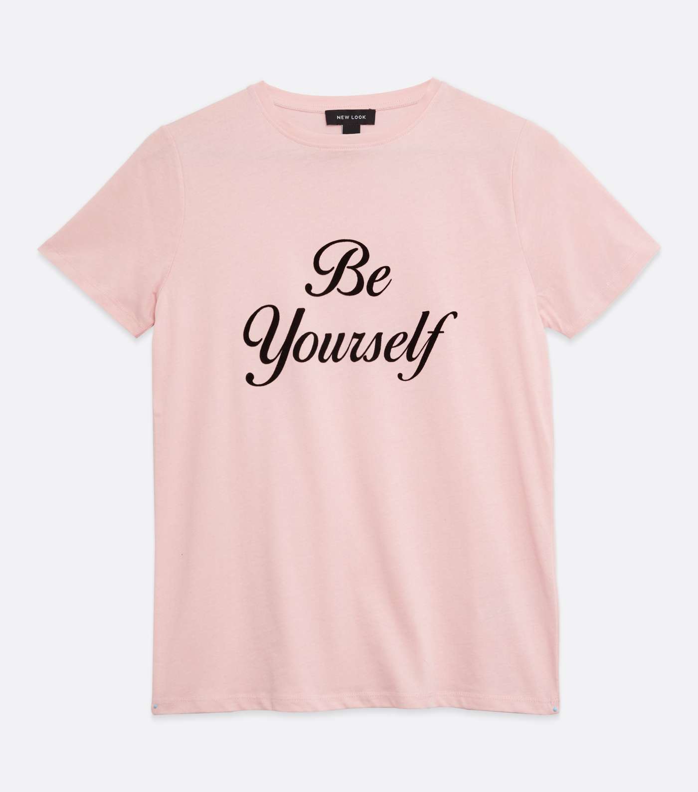 Mid Pink Be Yourself Logo T-Shirt Image 5