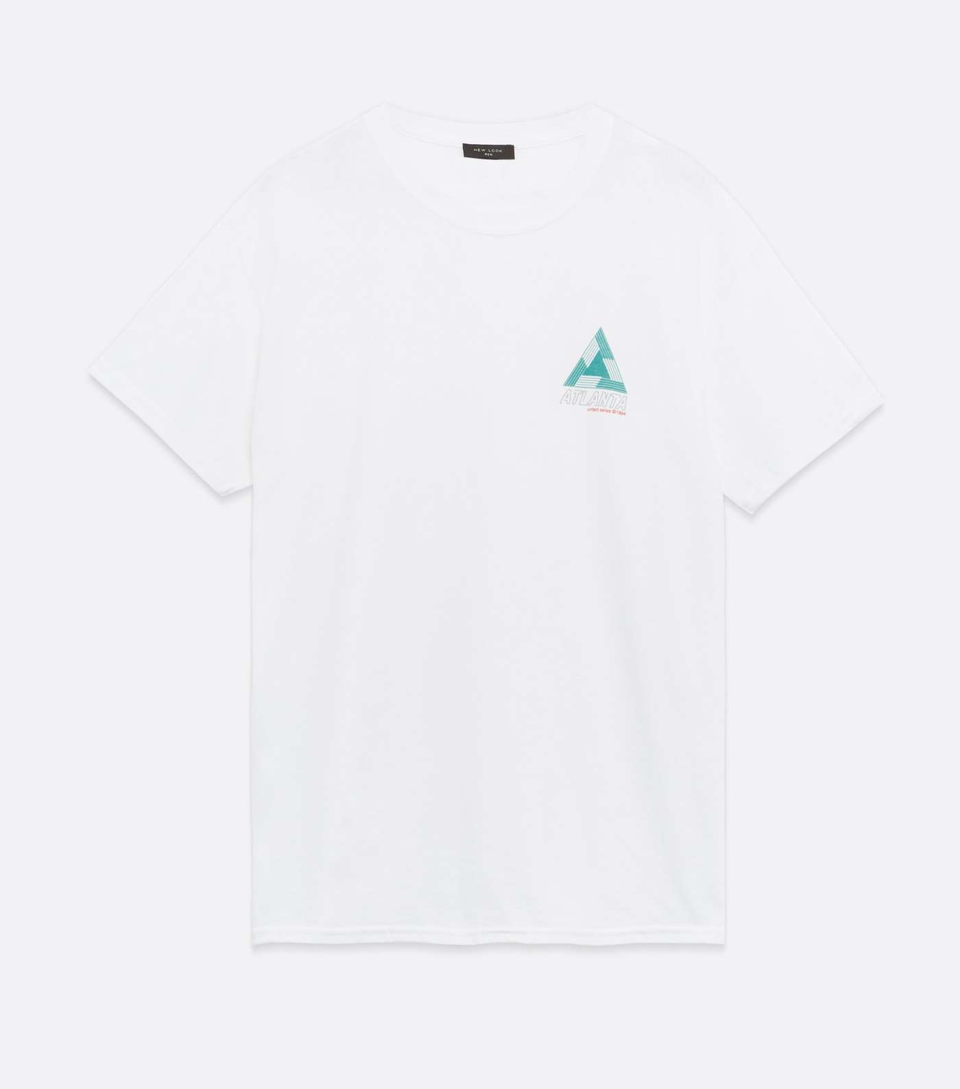 White Atlanta Triangle Logo T-Shirt Image 5