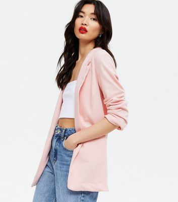 long pink blazer