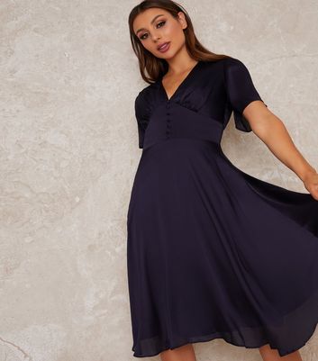 chichi london navy dress