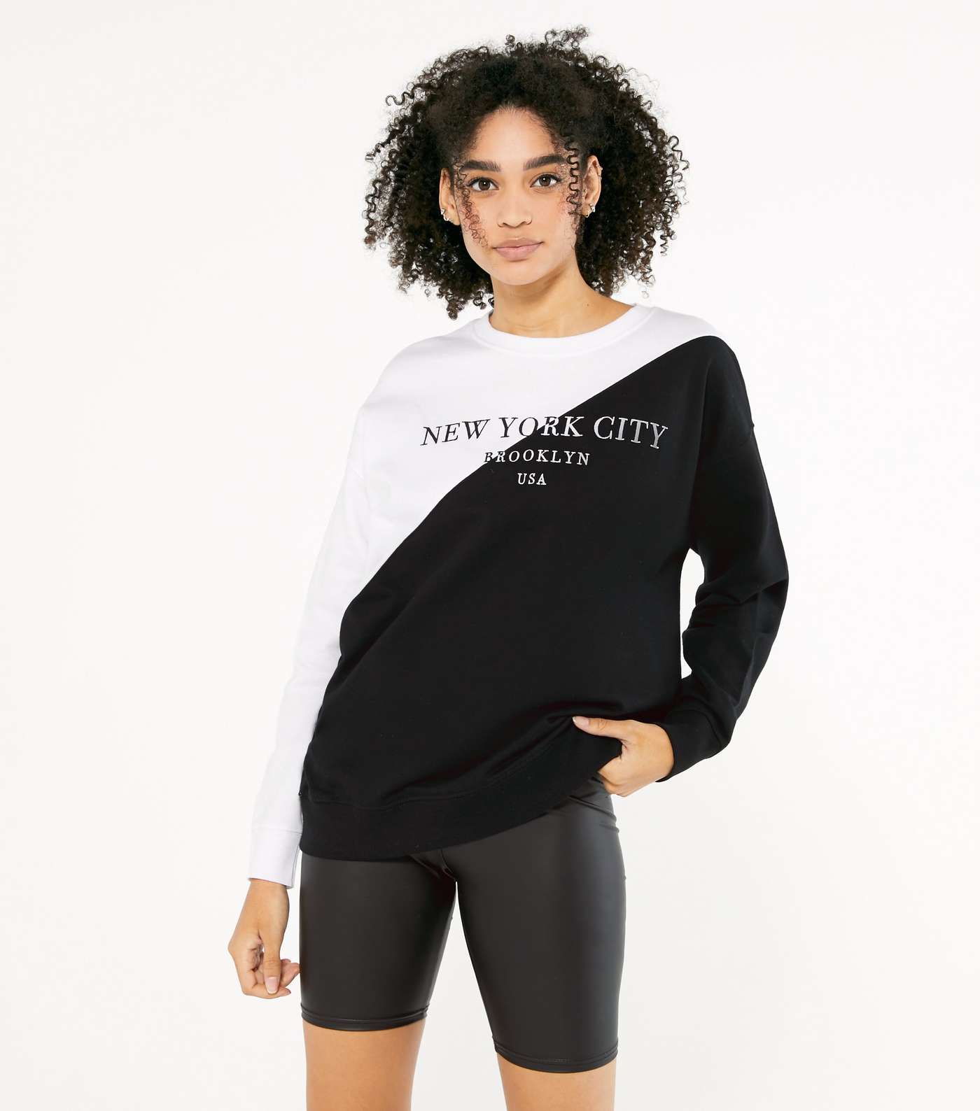 Black New York City Logo Sweatshirt