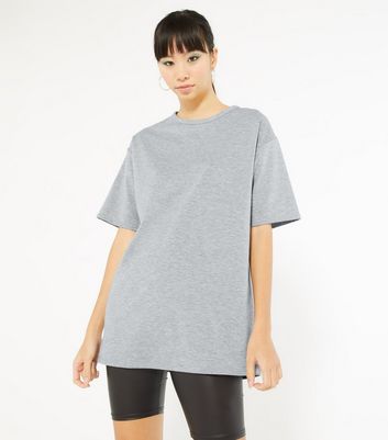 Grey Oversized T-Shirt | New Look