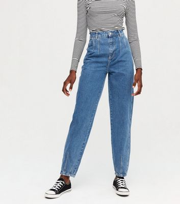 Tall Blue Mid Wash Slouch Nia Balloon 