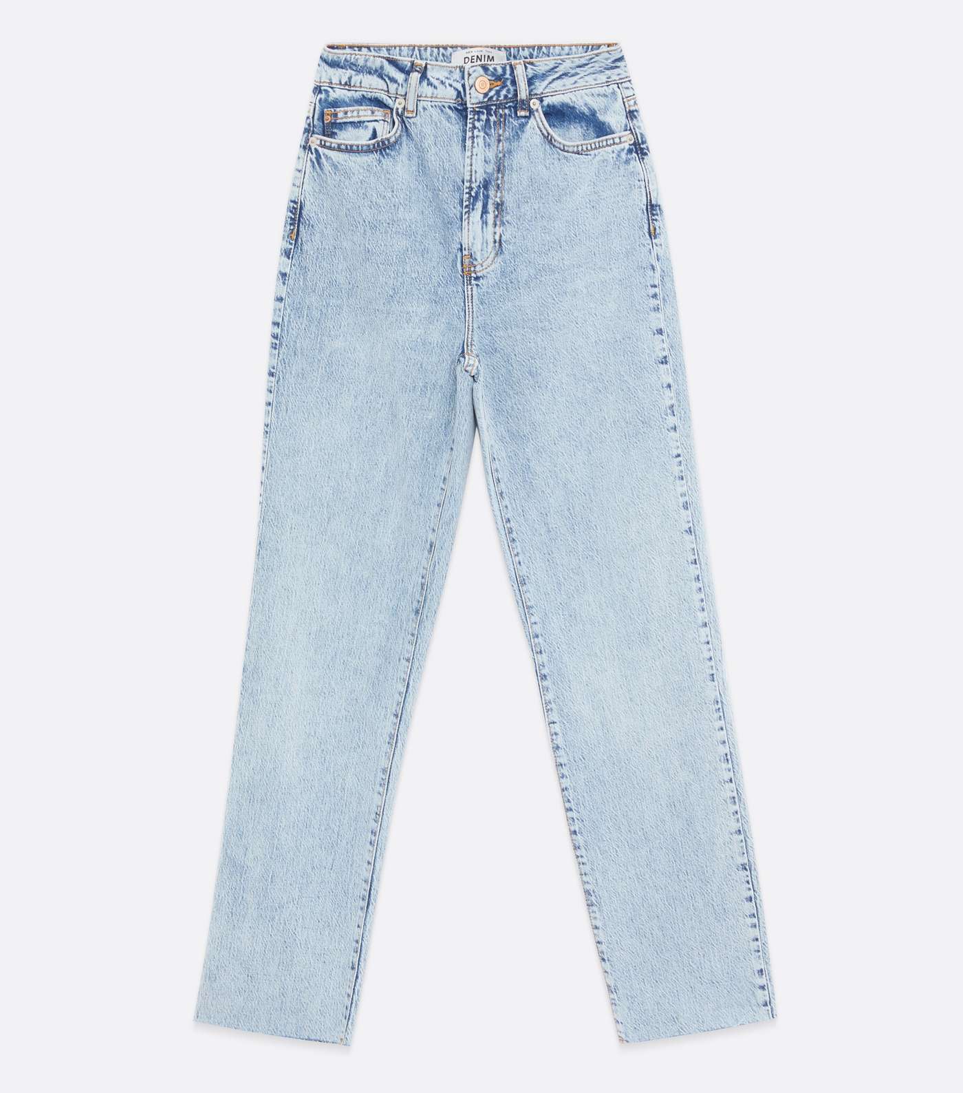 Tall Pale Blue Ankle Grazing Hannah Straight Leg Jeans Image 5