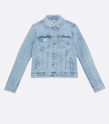 Bright Blue Denim Jacket | New Look