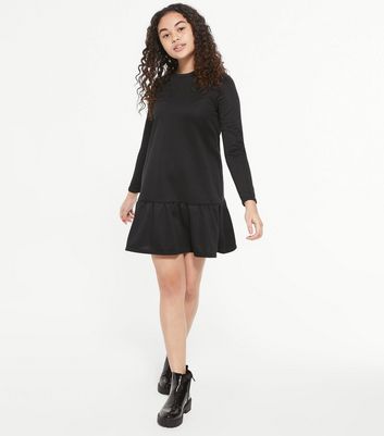 black long sleeve dress for girls