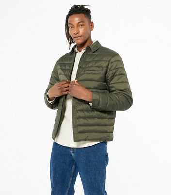 collared puffer jacket