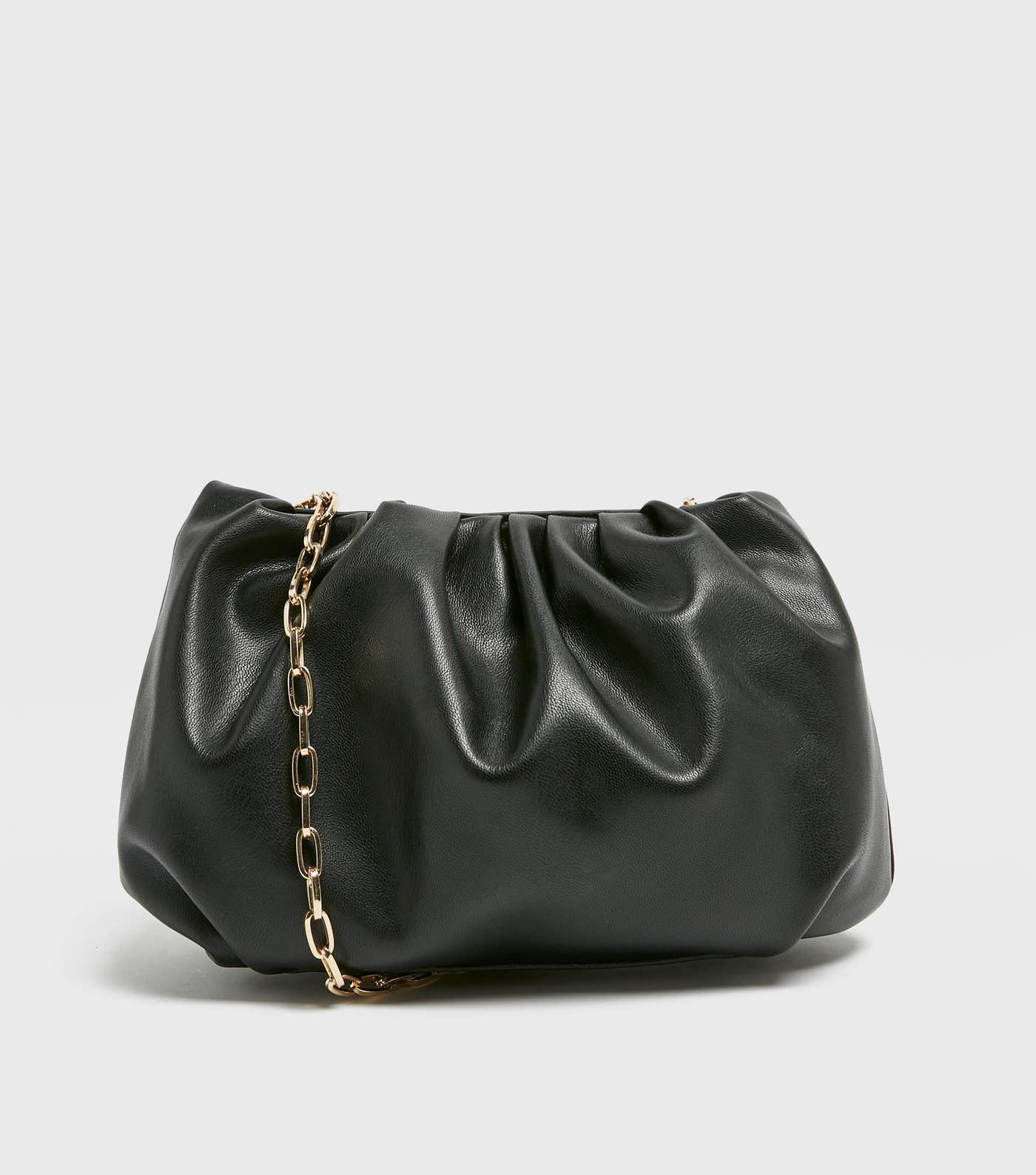 Black Pouch Chain Shoulder Bag