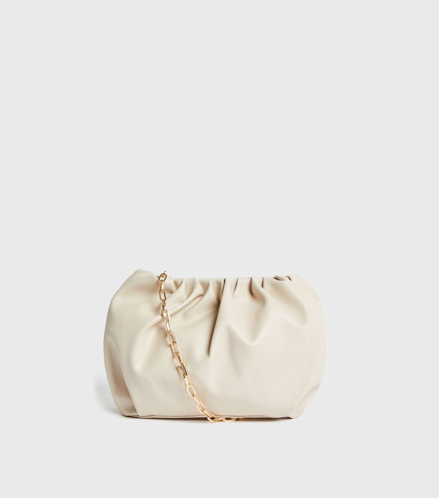 Off White Pouch Chain Shoulder Bag