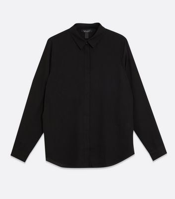 Click to view product details and reviews for Maternity Black Long Sleeve Shirt New Look.
