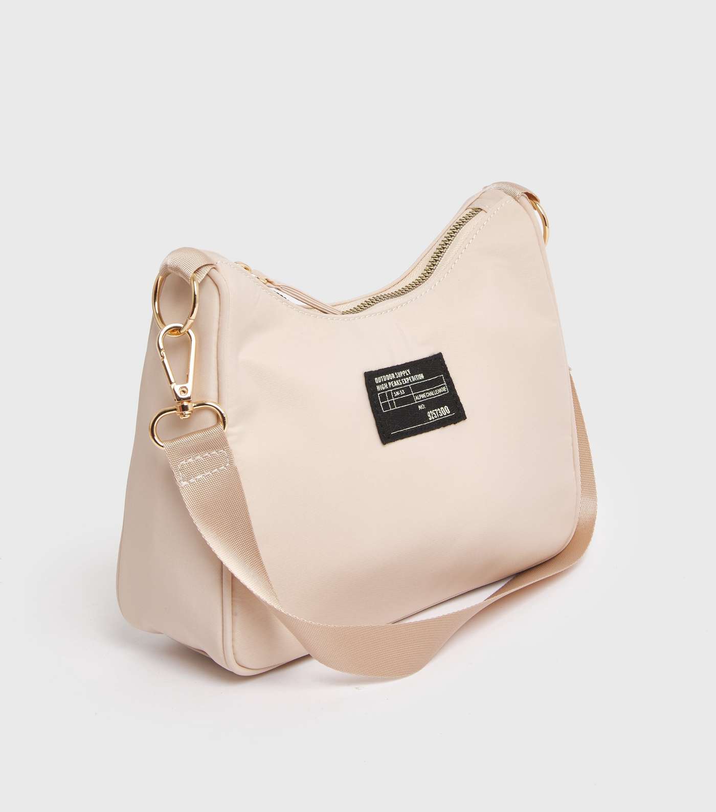 Pale Pink Tab Front Shoulder Bag Image 3