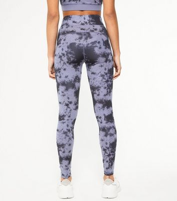 Blue Tie Dye Leggings | New Look