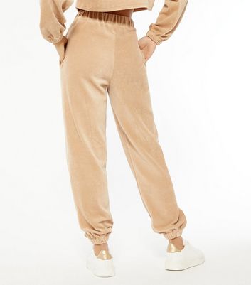 velvet joggers womens