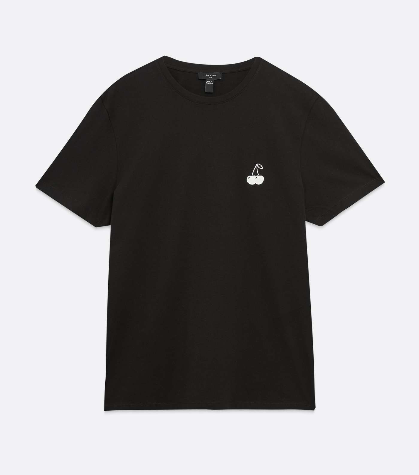 Black Cherry Embroidered T-Shirt Image 5