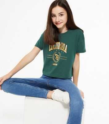 dark green columbia shirt