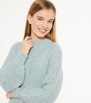 blue knitwear ladies