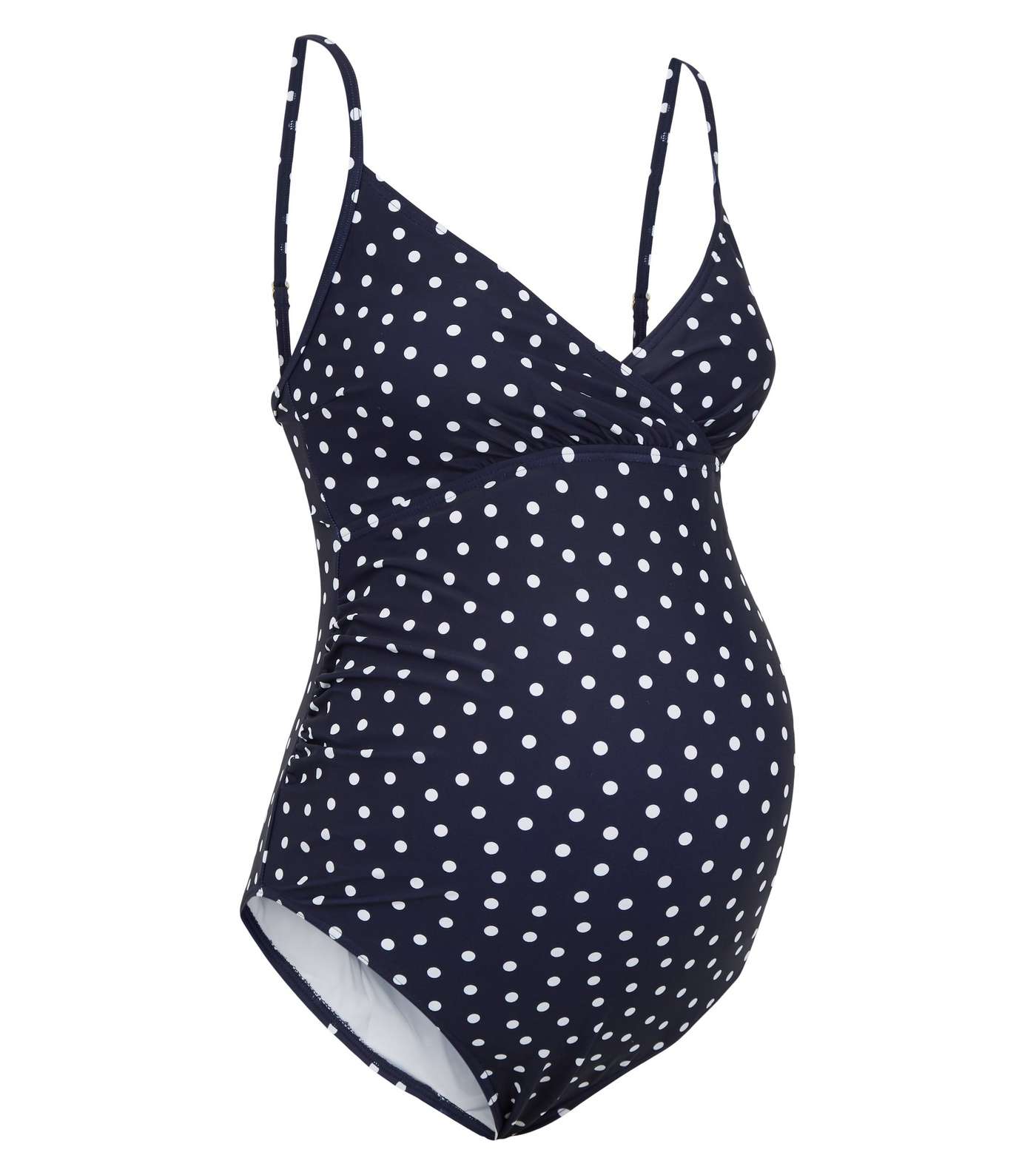 Maternity Navy Spot Swimsuit