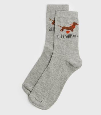 sausage dog slipper socks