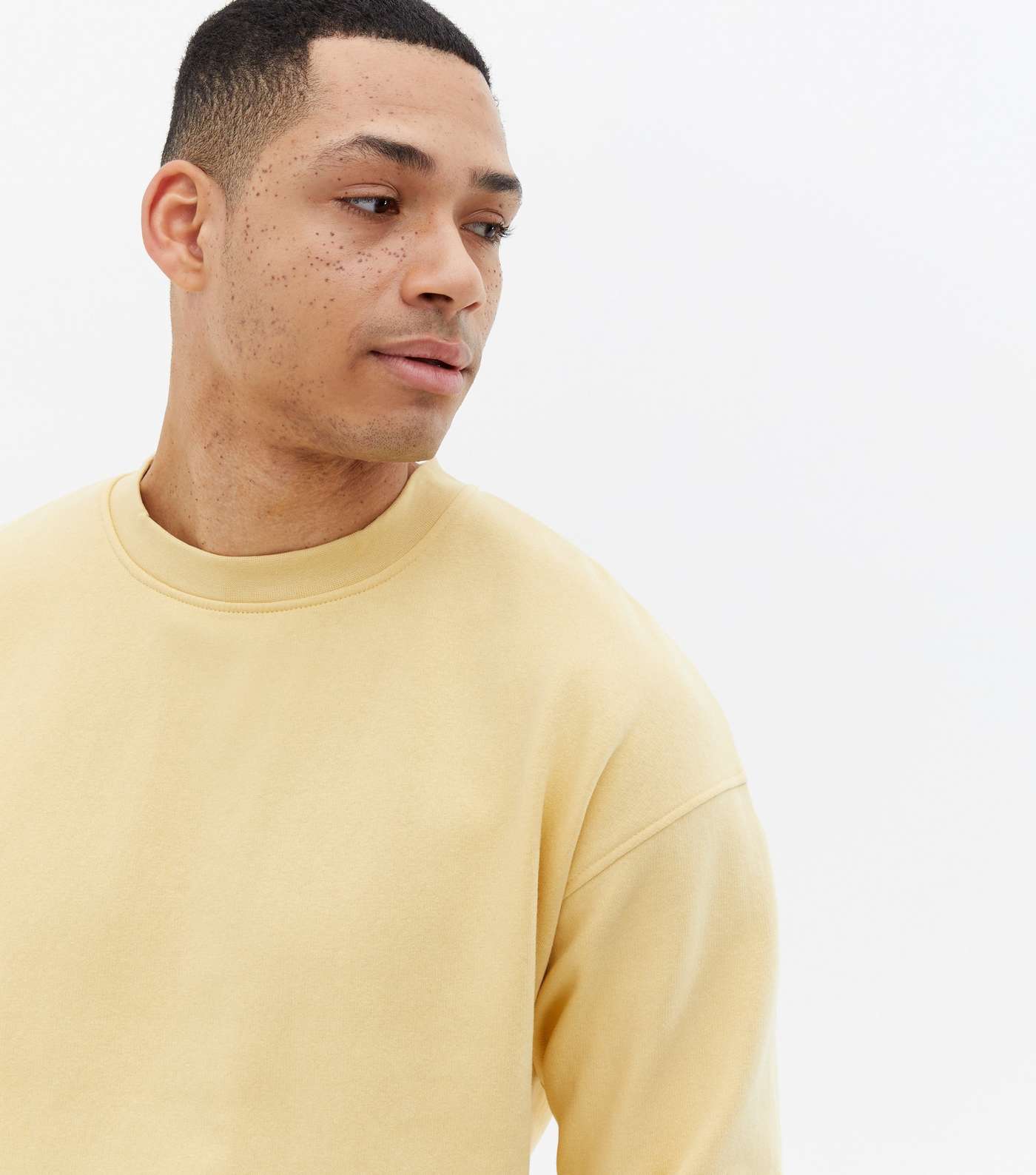 Jack & Jones Pale Yellow Jersey Sweatshirt Image 3