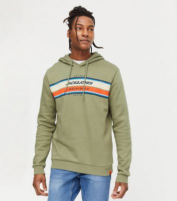 jack and jones green hoodie