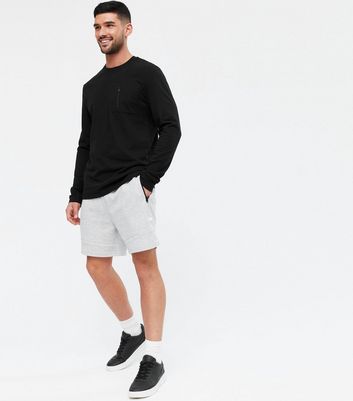 Mens jersey shorts on sale with zip pockets