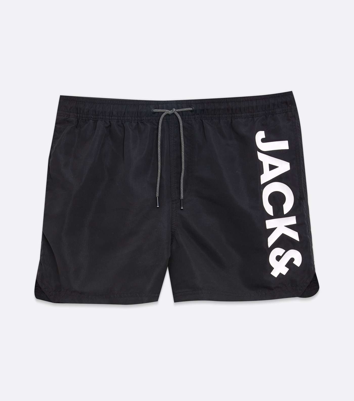 Jack & Jones Black Logo Swim Shorts Image 5