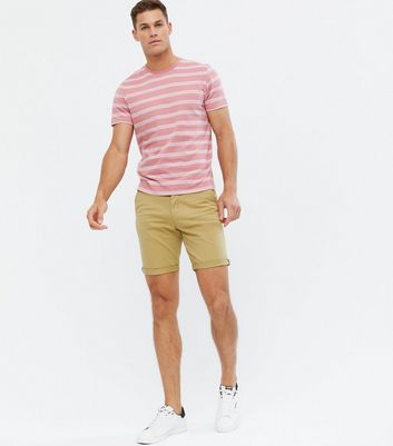 Jones Camel Slim Fit Chino Shorts 