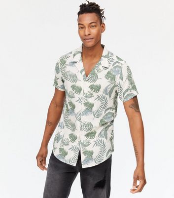 Mens short sleeve print on sale shirt