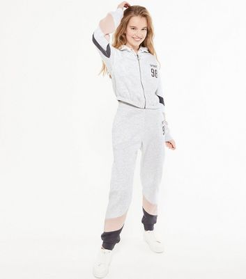 New look girls online grey joggers