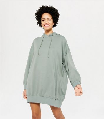 Hoodie dress hot sale new look