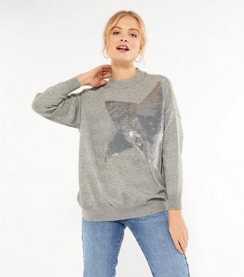 Sequin star clearance sweatshirt