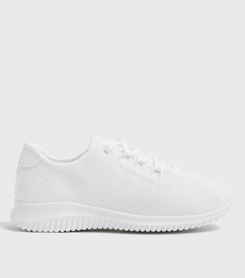 New look white on sale trainers