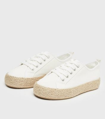 White clearance sneakers espadrille