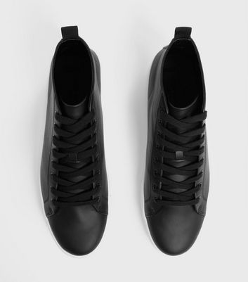 smart high top trainers